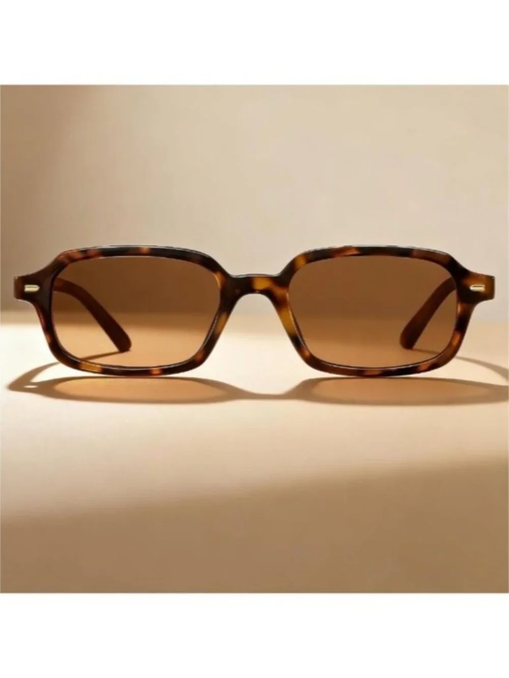 Polarized Rectangle Sunglasses Vintage Small Square Retro Frame UV400 Protection